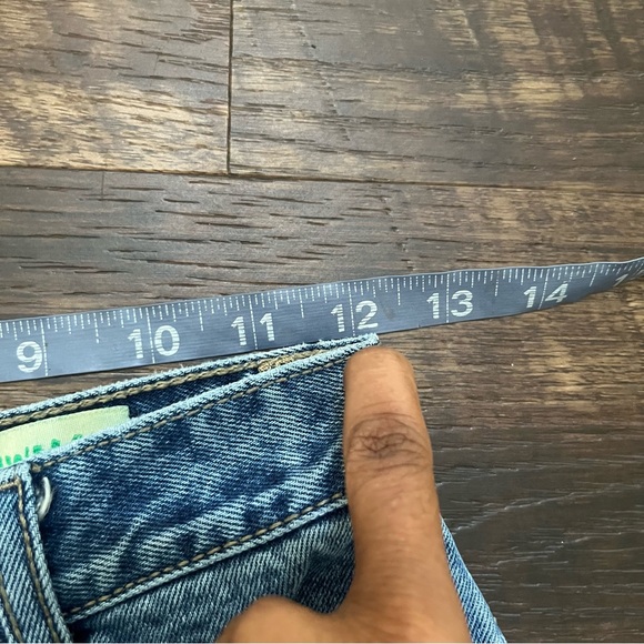 Vintage Lawman Spellout high rise denim rodeo western jeans Sz 7 24” x 30” - Picture 7 of 12